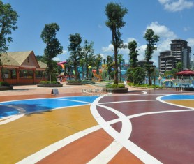 江西夢幻水城兒童公園彩繪石工程項目